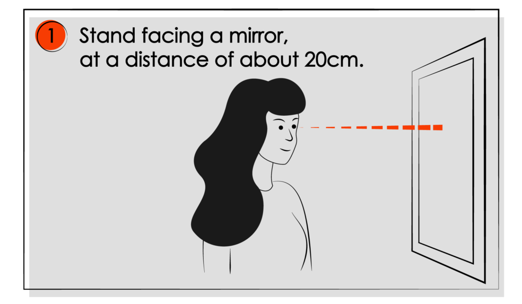 How to Measure Your Pupillary Distance (PD) illustrations 02