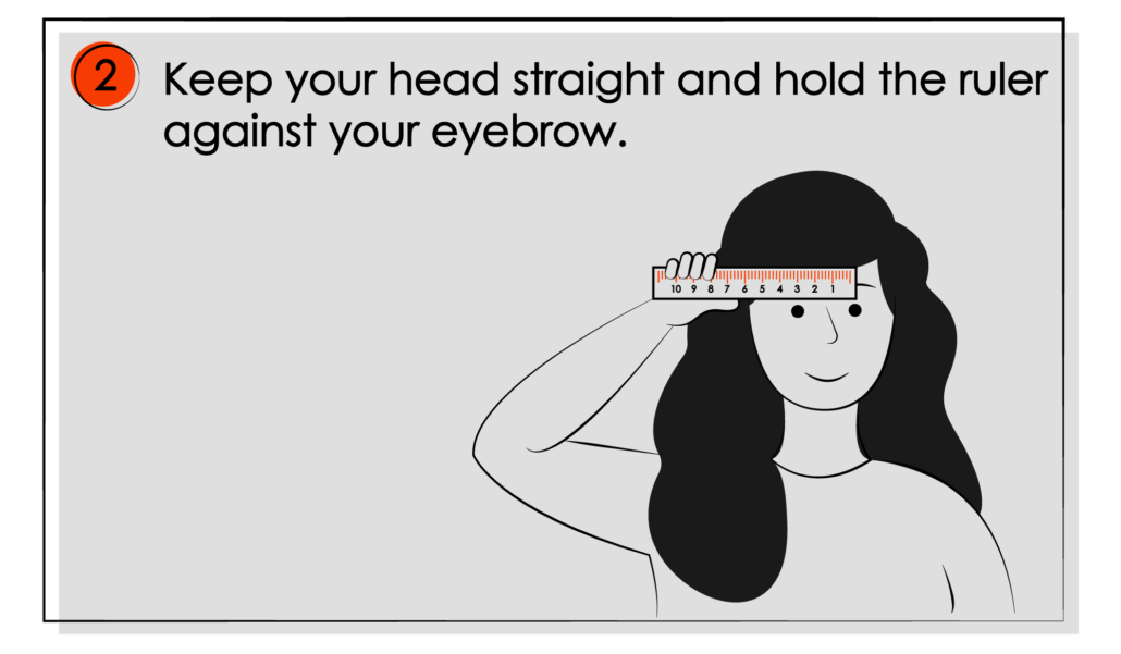 How to Measure Your Pupillary Distance (PD) illustrations 03