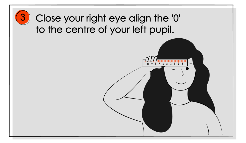 How to Measure Your Pupillary Distance (PD) illustrations 04