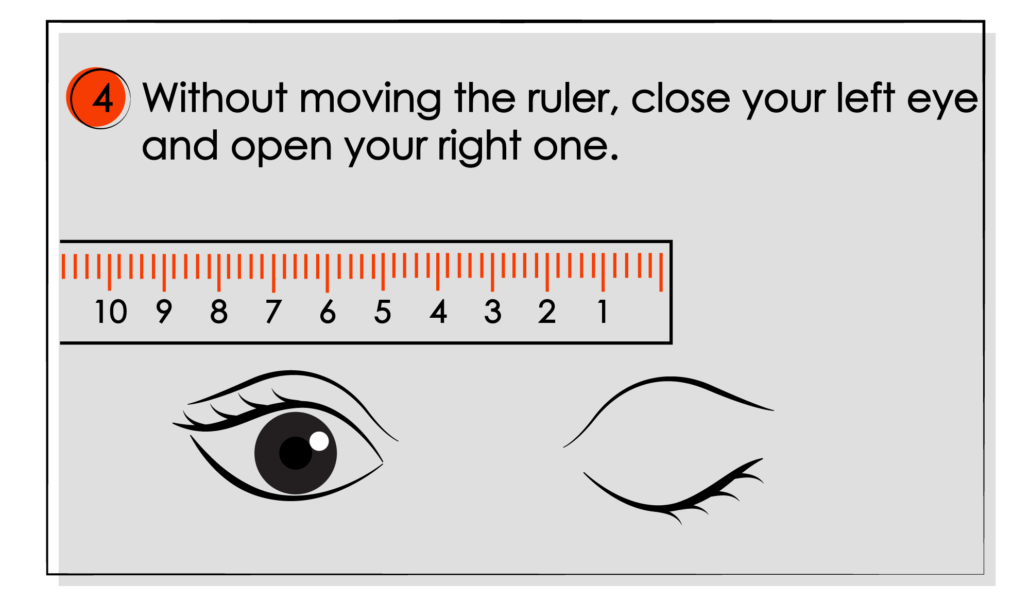 How to Measure Your Pupillary Distance (PD) illustrations 05